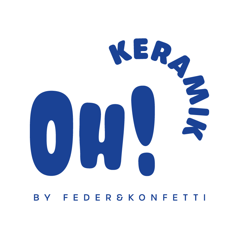 Oh! Keramik Logo in Dunkelblau