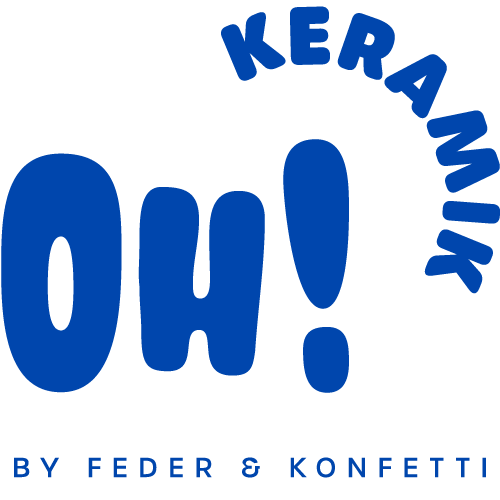 Oh! Keramik Logo in Dunkelblau