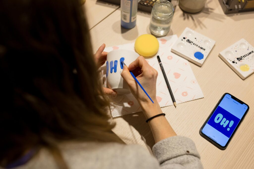 Keramik bemalen zuhause